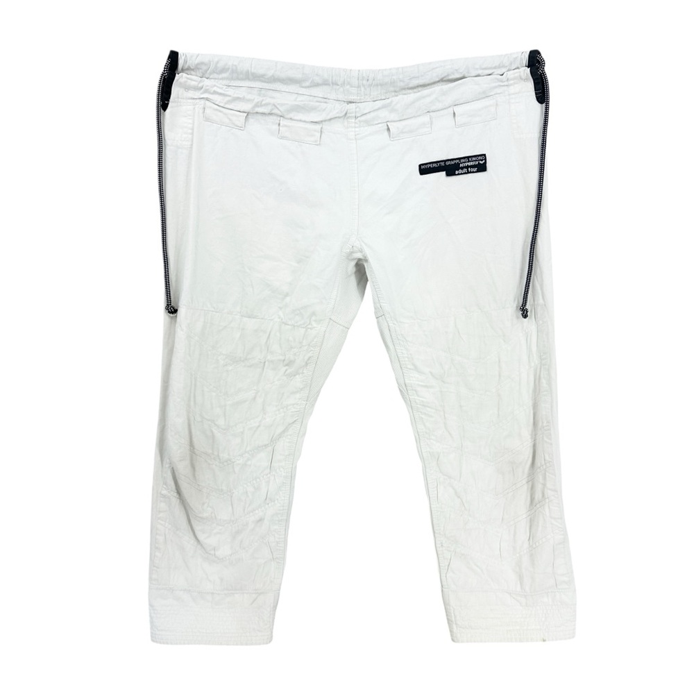 HYPERFLY Pants Gi Adult Brazilian Jiu Jitsu Martial Arts Karate BJJ White